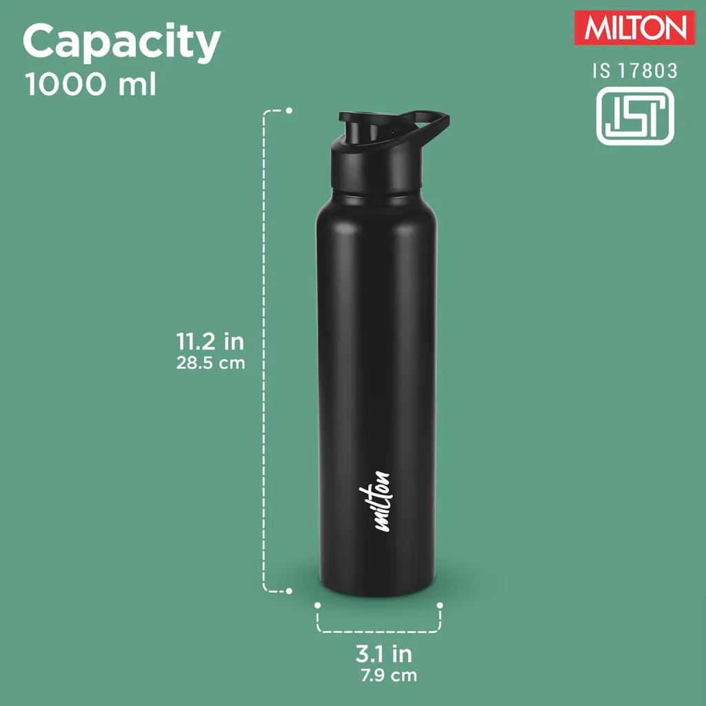 MILTON Torino 1000 Stainless Steel Water Bottle_5.webp