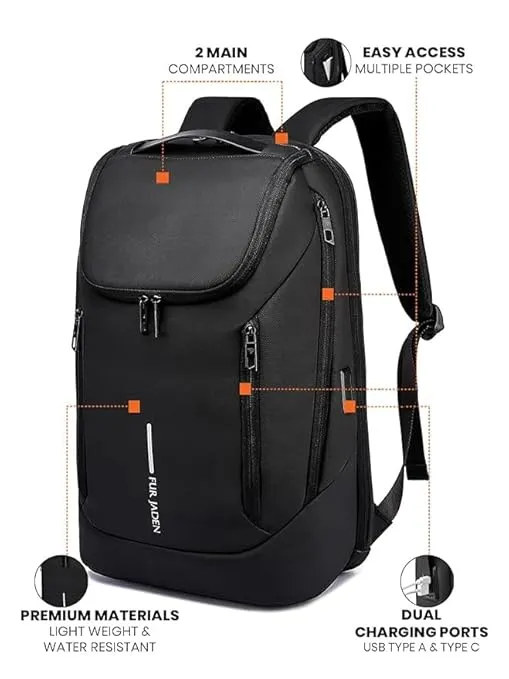 FUR JADEN Pro Series Smart Tech Anti-Theft Laptop Bag_2.webp