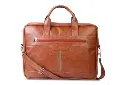 Leatherette Rexine Laptop Messenger Bag, 17 inch