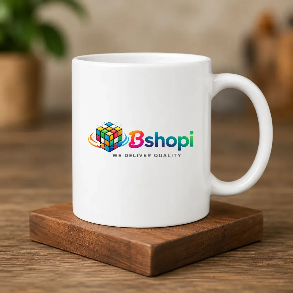 Premium White Ceramic Coffee Mug