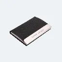 Stainless Steel Magnetic Visiting Card Holder - Black