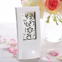 See Through Transparent Table Clock