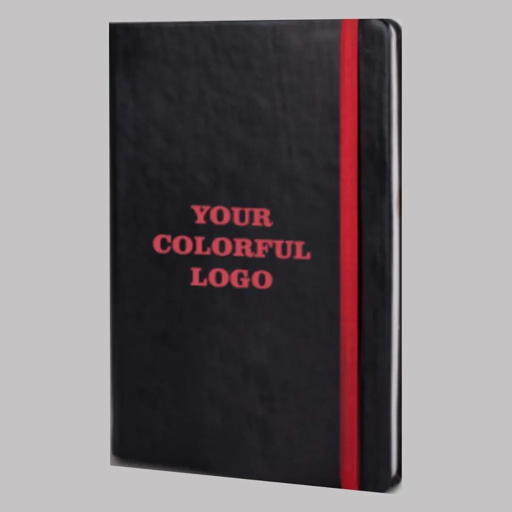 Colorful Laser Engrave Notebook With Memorandum & Hard Bound Cover | Elastic Band And Ribbon