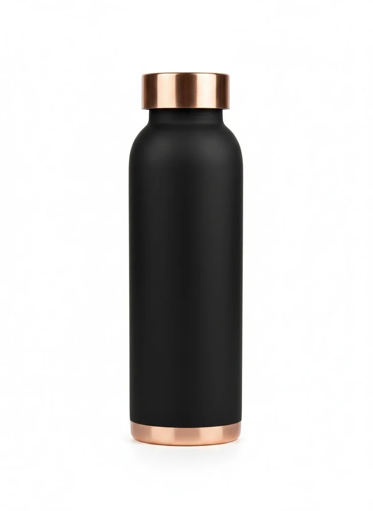 Copper Bottle Black Color Silk Matte Finish