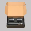 Set Of Vacuum Flask With 2 Stainless Steel Cups Gift Box